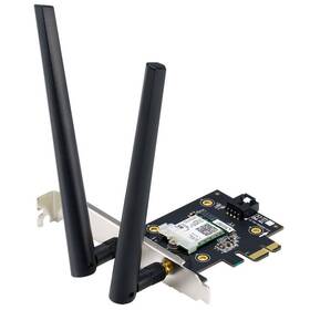 WiFi adaptér Asus PCE-AX3000 - AX300 Wi-Fi 6 (802.11ax) Bluetooth 5.0 PCI-E (90IG0610-MO0R10)
