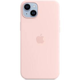 Apple Silicone Case s MagSafe pre iPhone 14 Plus - kriedovo ružový