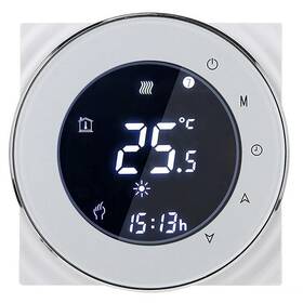 Termostat iQtech SmartLife GBLW-W, WiFi termostat pro podlahové vytápění (IQTGBLW-W) biely