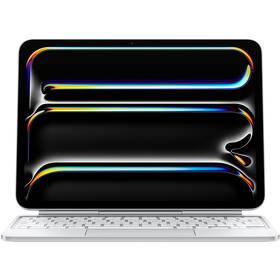 Puzdro s klávesnicou na tablet Apple Magic Keyboard pre iPad Pro 11" M4 - SK - biele (MWR03SL/A)