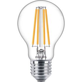 LED žiarovka Philips filament klasik, E27, 10,5W, studená biela (8718699762070)