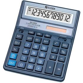 Kalkulačka Eleven SDC888XBL, stolný, dvanásťmiestna (SDC-888XBL) modrá
