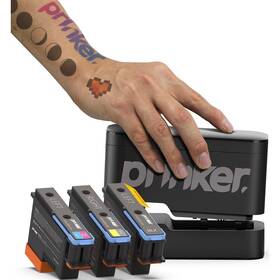 Tlačiareň na tetovanie Prinker S Color Set (Prinker SC) čierna