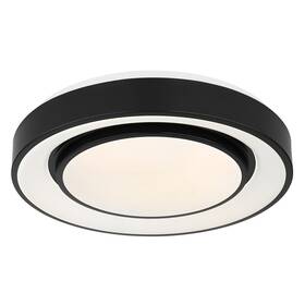 LED stropné svietidlo GLOBO Sully, 38 cm, LED, 24W, RGB (9007371421954) čierne