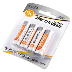 Batéria zinkochloridová GoGEN AA, R6, blister 4ks (R06ZINC4)