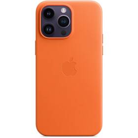 Kryt na mobil Apple Leather Case s MagSafe pre iPhone 14 Pro Max - oranžový (MPPR3ZM/A)