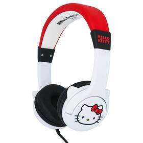 Slúchadlá OTL Technologies Hello Kitty 3D Wired (HK1180) biela/červená