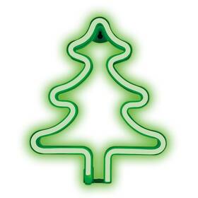 Dekoratívne LED Forever neon Vianočný strom (RTV100256) zelené