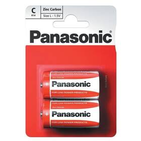 Batérie zinkovo-uhlíková Panasonic C, R14, blister 2ks (R14RZ/2BP)