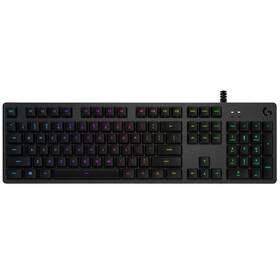Klávesnica Logitech Gaming G512, RGB, GX Brown (hmatové), US (920-009352) čierna