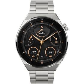 Inteligentné hodinky Huawei Watch GT3 Pro 46 mm - Light Titanium Case + Light Titanium Strap (55028834)