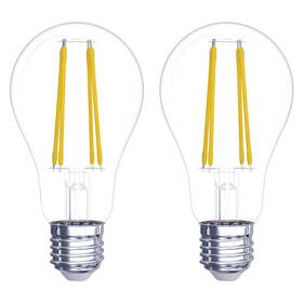 LED žiarovka EMOS Filament, klasik, 5,9 W, E27, teplá biela, 2ks (ZF5140.2)