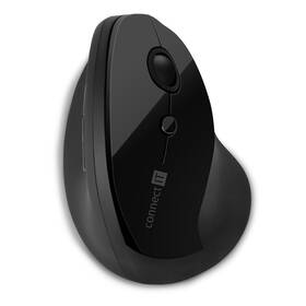 Myš Connect IT vertikálna, ergonomická (CMO-2700-BK) čierna