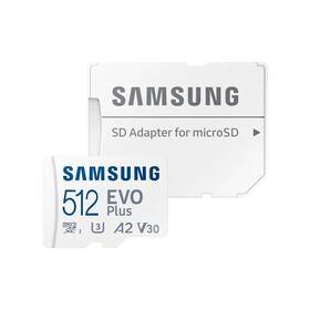 Pamäťová karta Samsung micro SDXC 512GB EVO Plus + SD adaptér (MB-MC512SA/EU)