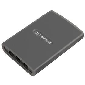Čítačka pamäťových kariet Transcend RDE2, USB-A, USB-C/CFexpress typ B (TS-RDE2) sivá