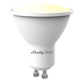 Inteligentná žiarovka Shelly DUO, stmievateľná 475 lm, GU10, nastaviteľná teplota bielej, WiFi (SHELLY-DUO-G10)