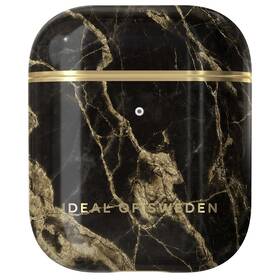 Puzdro iDeal Of Sweden pro Apple Airpods 1/2 - Golden Smoke Marble (IDFAPC-191)