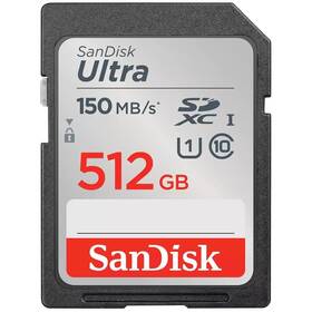 Pamäťová karta SanDisk SDXC Ultra 512 GB UHS-I U1 (150R) (SDSDUNC-512G-GN6IN)