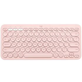Klávesnica Logitech Bluetooth Keyboard K380, US (920-009867) ružová