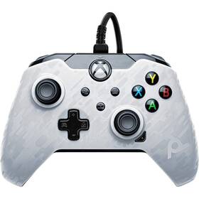 PDP Wired Controller pre Xbox One/Series - white camo