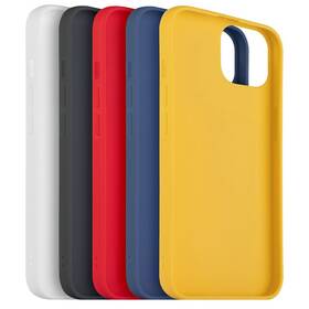 Set krytov na mobil FIXED Story na Apple iPhone 12/12 Pro (FIXST-558-5SET1) čierny/biely/červený/modrý/žltý