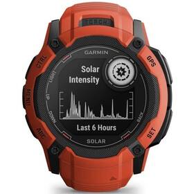 Inteligentné hodinky Garmin Instinct 2X Solar - Flame Red (010-02805-01)