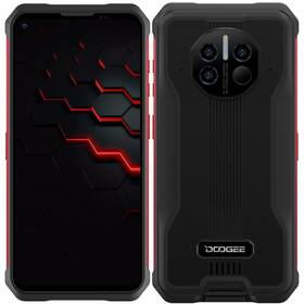 Mobilný telefón Doogee V10 5G (DGE000671) čierny/červený