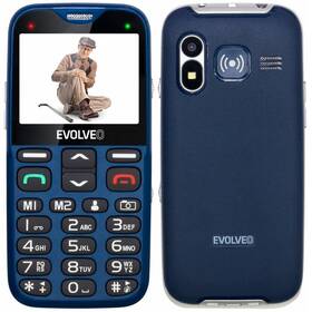 Mobilný telefón Evolveo EasyPhone XG - seniorský (EP-650-XGL) modrý
