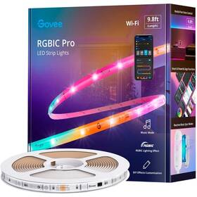 LED pásik Govee WiFi, RGBIC Smart PRE LED 3m - extra odolný (H619ZCD1)