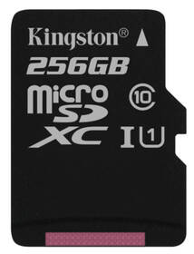 Pamäťová karta Kingston Canvas Select MicroSDXC 256GB UHS-I U1 (80R/10W) (SDCS/256GBSP)