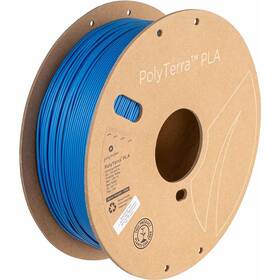 Tlačová struna (filament) Polymaker PolyTerra PLA, 1,75 mm, 1 kg - Sapphire Blue (PM70828)