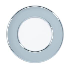 Vstavané svietidlo Eglo Fueva 5, kruh, 8,6 cm, neutrálna biela, IP44 (99208) chróm