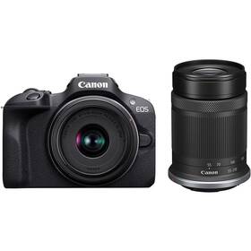 Digitálny fotoaparát Canon EOS R100 + RF-S18-45 mm f/4.5-6.3 IS STM + RF-S 55-210 mm f/5.0-7.1 IS STM čierny