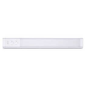 LED stropné svietidlo Solight 2x zásuvka, vypínač, 10W, 4100K, 51cm (WO213) biele