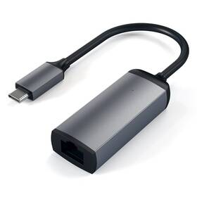 Sieťová karta Satechi Aluminium USB-C/RJ45 (ST-TCENM) sivý