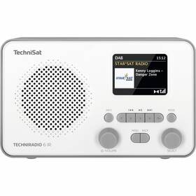 Internetový rádioprijímač s DAB+ Technisat TECHNIRADIO 6 IR sivý/biely