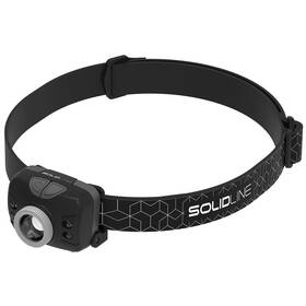 Čelovka Solidline SH5 (502205) čierna - zánovný - 12 mesiacov záruka