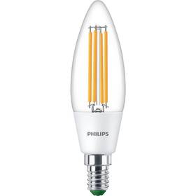 LED žiarovka Philips filament sviečka, E14, 2,3W, biela (8719514435759)