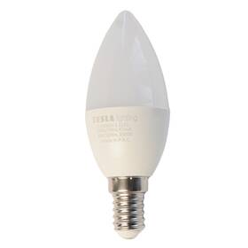 LED žiarovka Tesla sviečka, E14, 6W, teplá biela (CL140630-1)