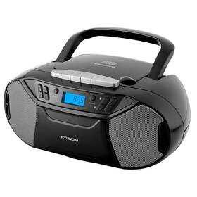 Rádiomagnetofón s CD Hyundai TRC 333 AU3BTB čierny