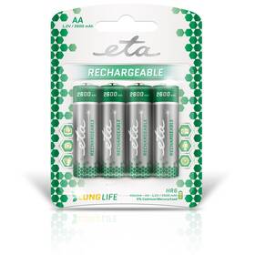 Batéria nabíjacia ETA AA, HR06, 2600mAh, Ni-MH, blistr 4ks (R06CHARGE26004)