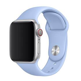 Remienok FIXED Silicone Strap na Apple Watch 42/44/45/49 mm - svetlo modrý (FIXSST-434-LGBL)
