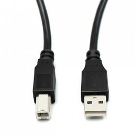 Kábel WG USB/USB-B, 5m (10363) čierny