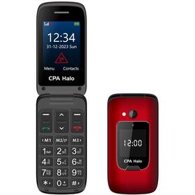 Mobilný telefón CPA Halo 25 Senior s nabíjecím stojánkem (CPA HALO 25 RED) červený