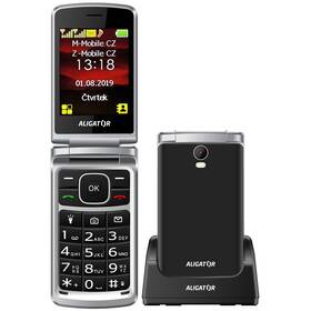 Mobilný telefón Aligator V710 Senior Dual SIM (AV710BS) čierny