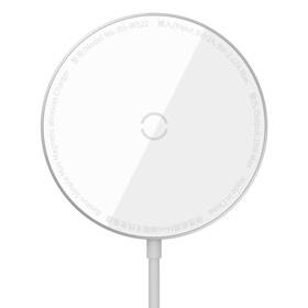 Bezdrôtová nabíjačka Baseus Simple Mini Magnetic Magsafe (WXJK-F02) biela