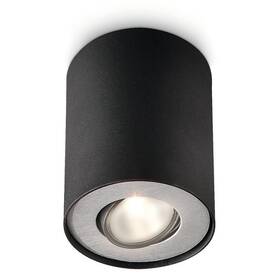 Bodové svietidlo Philips Pillar Single, GU10 (8718696156179) čierne