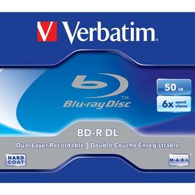 Disk Verbatim BD-R DL 50GB, 6x, jewel, 1ks (43748)