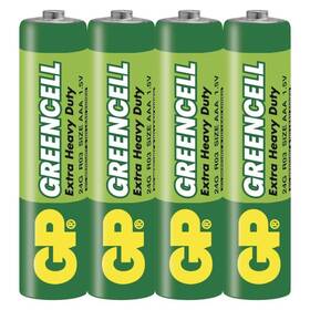 Batéria zinkochloridová GP Greencell AAA (R03), 4 ks (B12104)