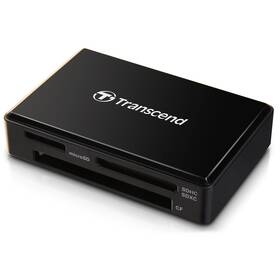 Čítačka pamäťových kariet Transcend RDF8, USB-A/SDHC, SDXC, microSDHC, microSDXC, CompactFlash (TS-RDF8K2) čierna